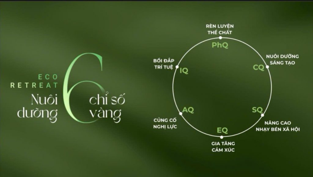 6 chỉ số vàng Eco Retreat