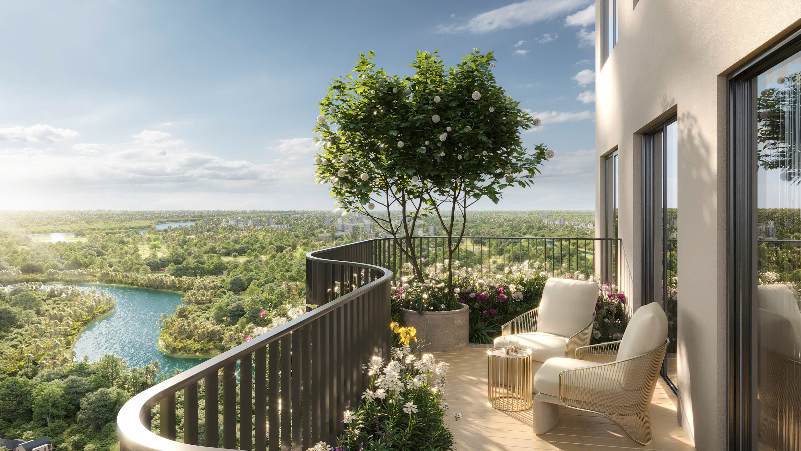 Ban công sky retreat Ecoretreat