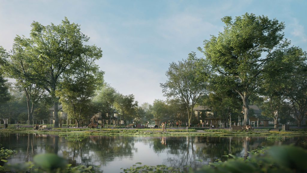 Cảnh quan hồ Eco Retreat