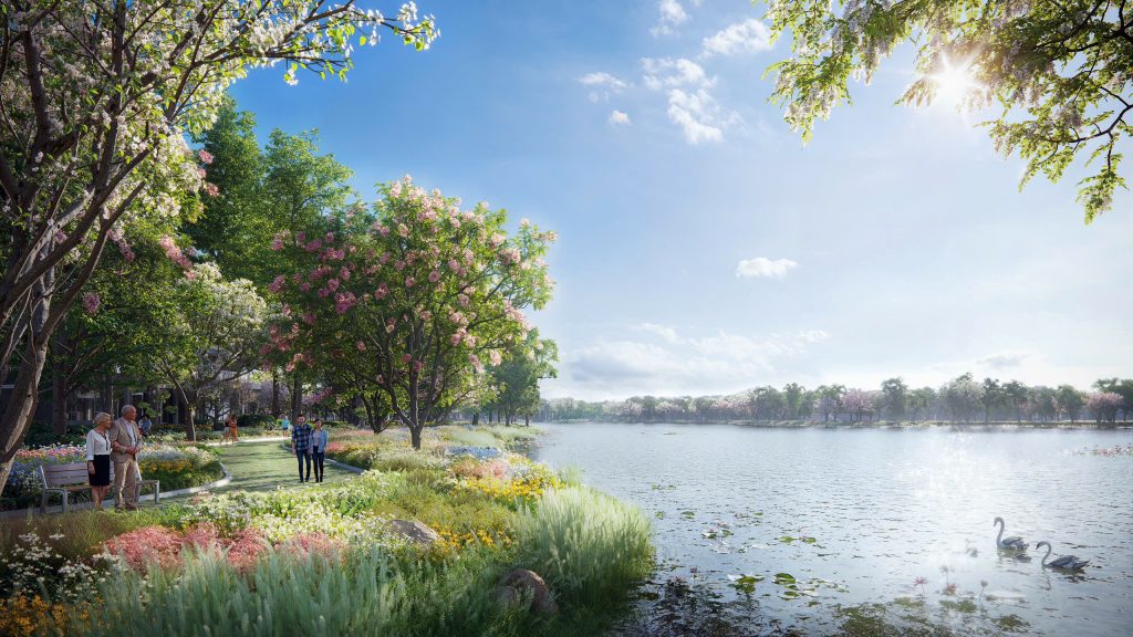 Cảnh hồ Eco Retreat