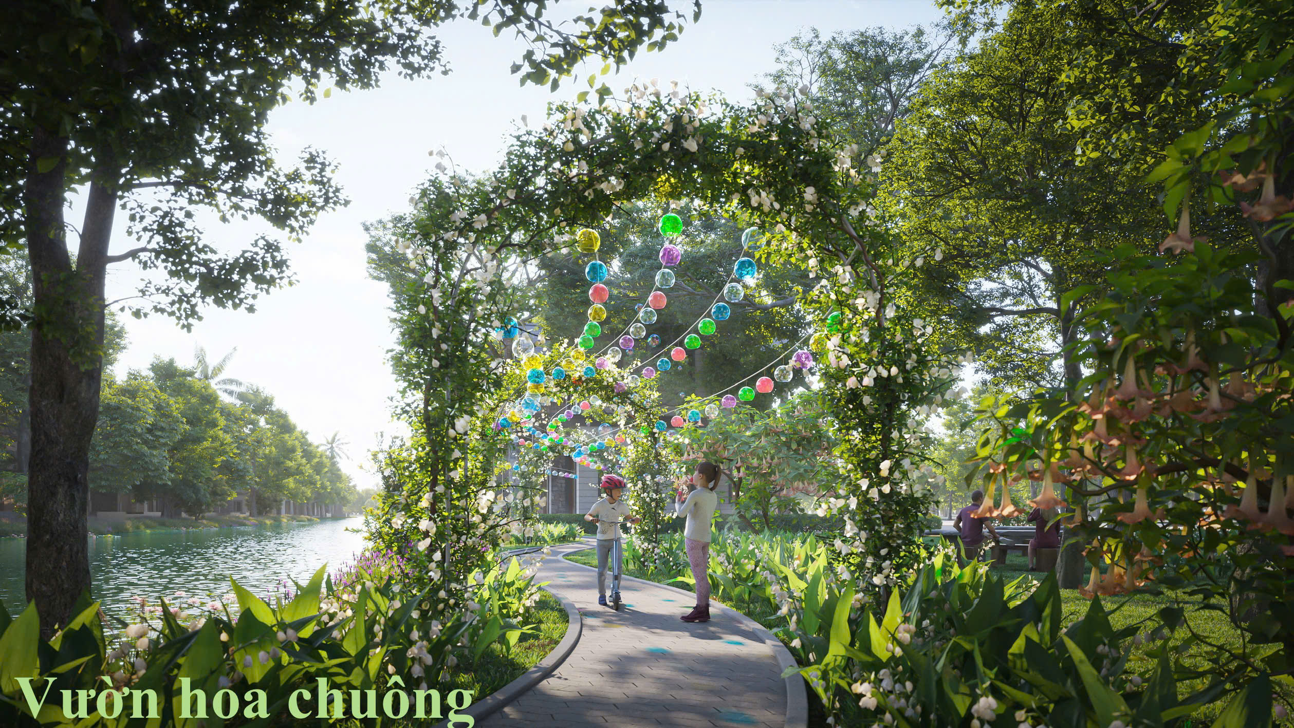 Vườn hoa chuông Eco Retreat