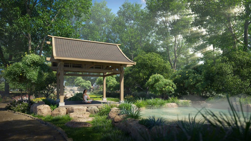 Vườn thiền dự án Eco Retreat