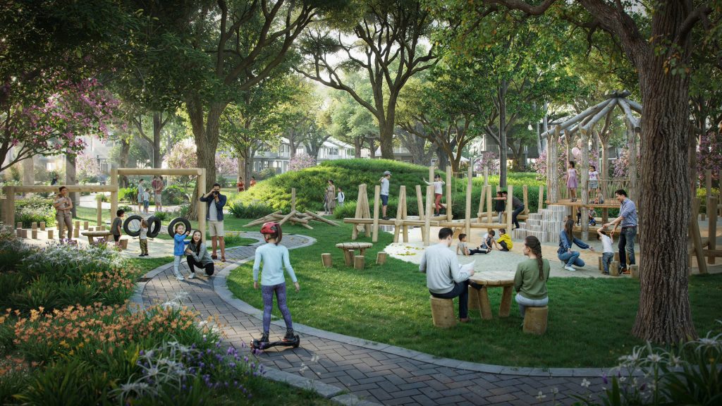 Vườn vận động dự án Eco Retreat